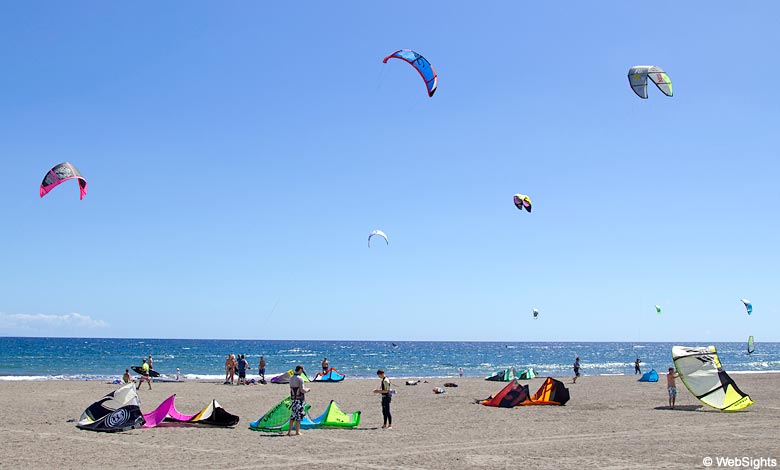 Kite surfing