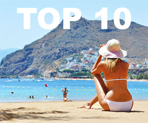 Top 10 beaches Tenerife
